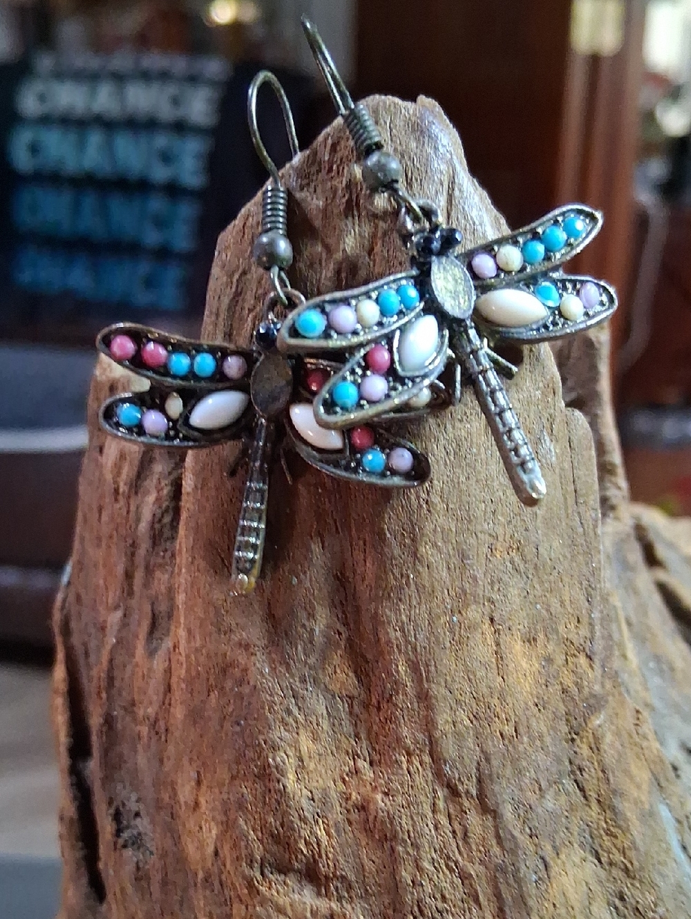 Multicolor Dragonfly Dangle Earrings - Women Jewelry